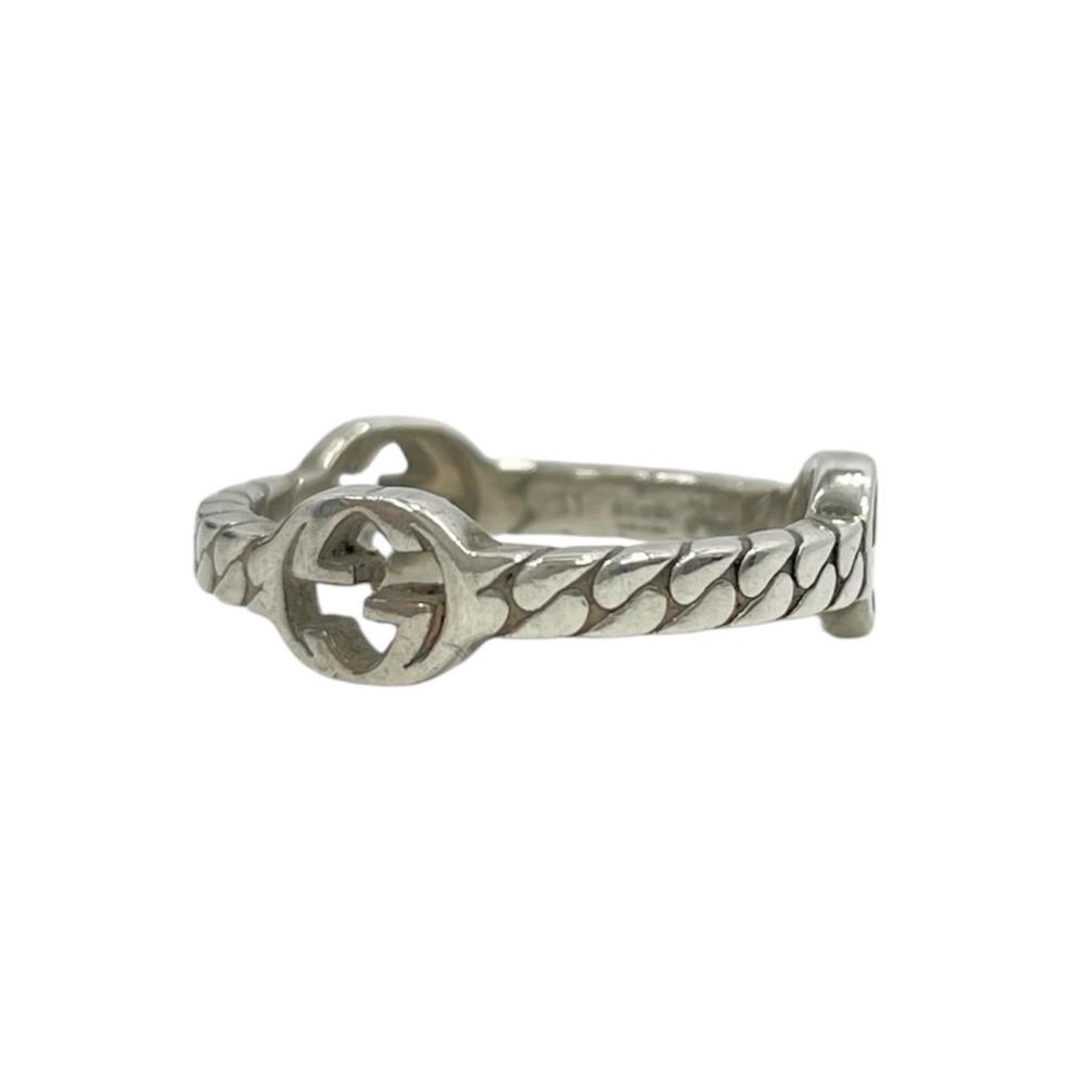 Gucci Interlocking Gg Chain Ring Silver - image 1